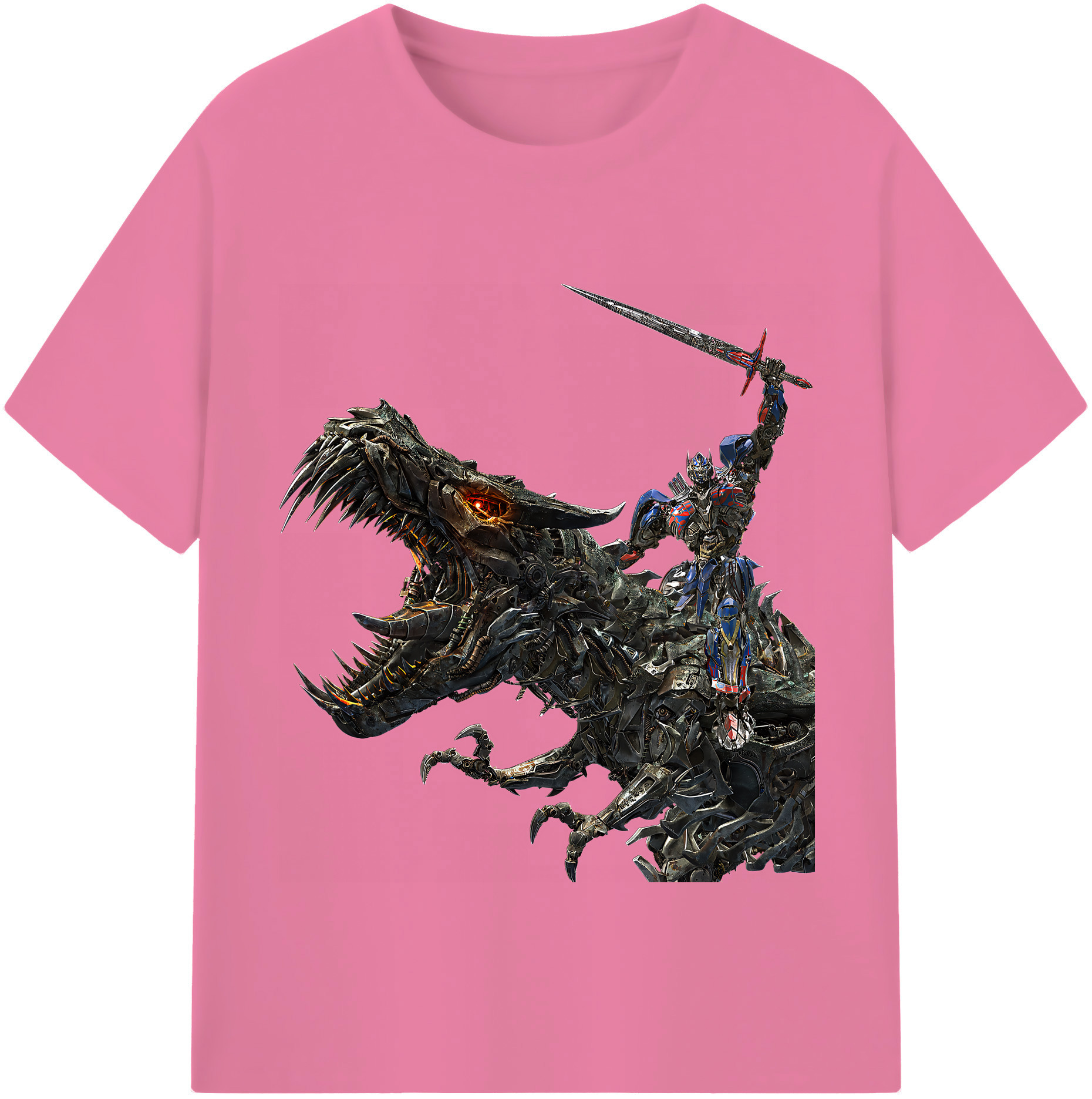 （画像用） Transformers トランスフォーマー 綿100％半袖Tシャツ（フロントプリント）